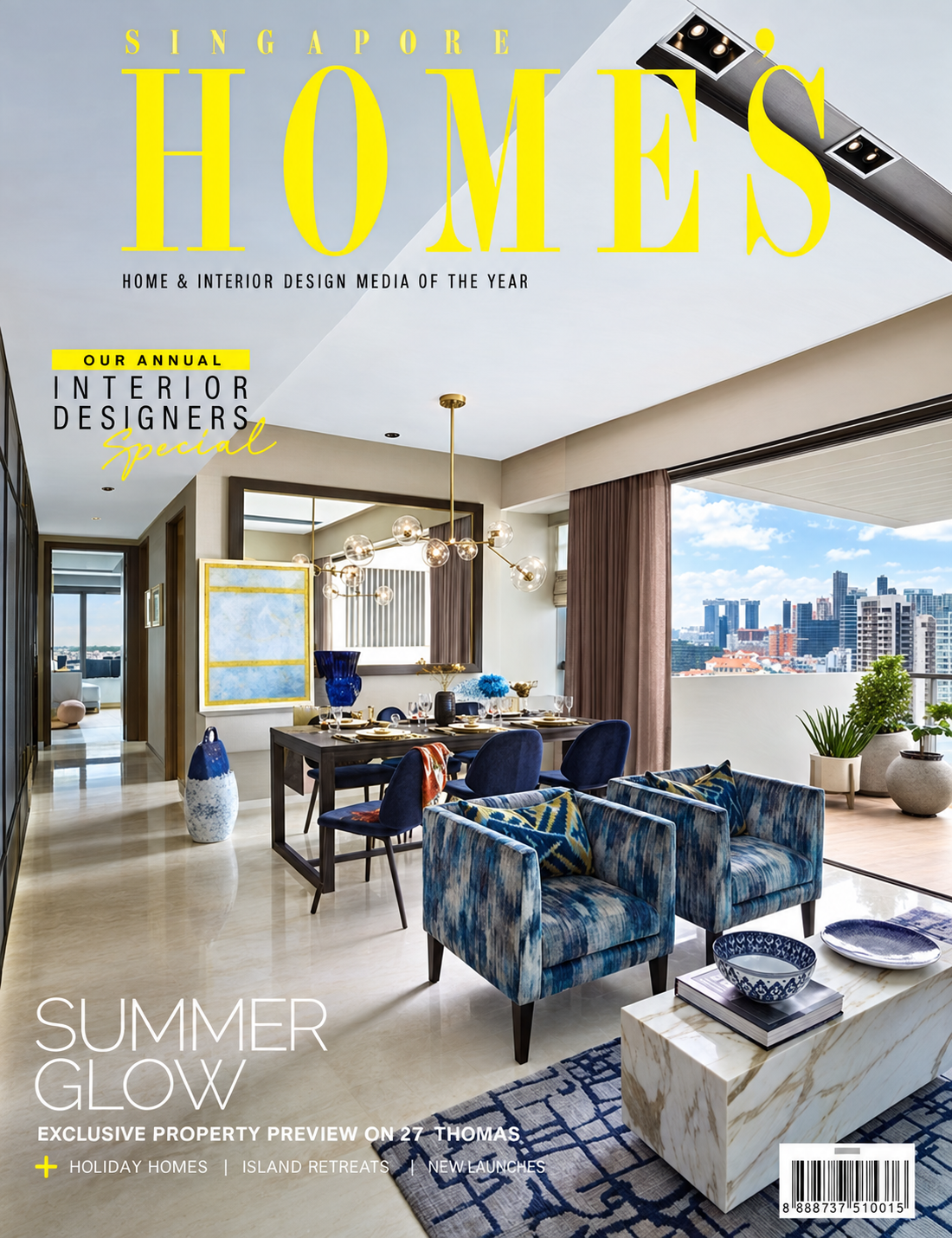 Singapore Tatler Homes August–September 2018 cover featuring Pattern of Life