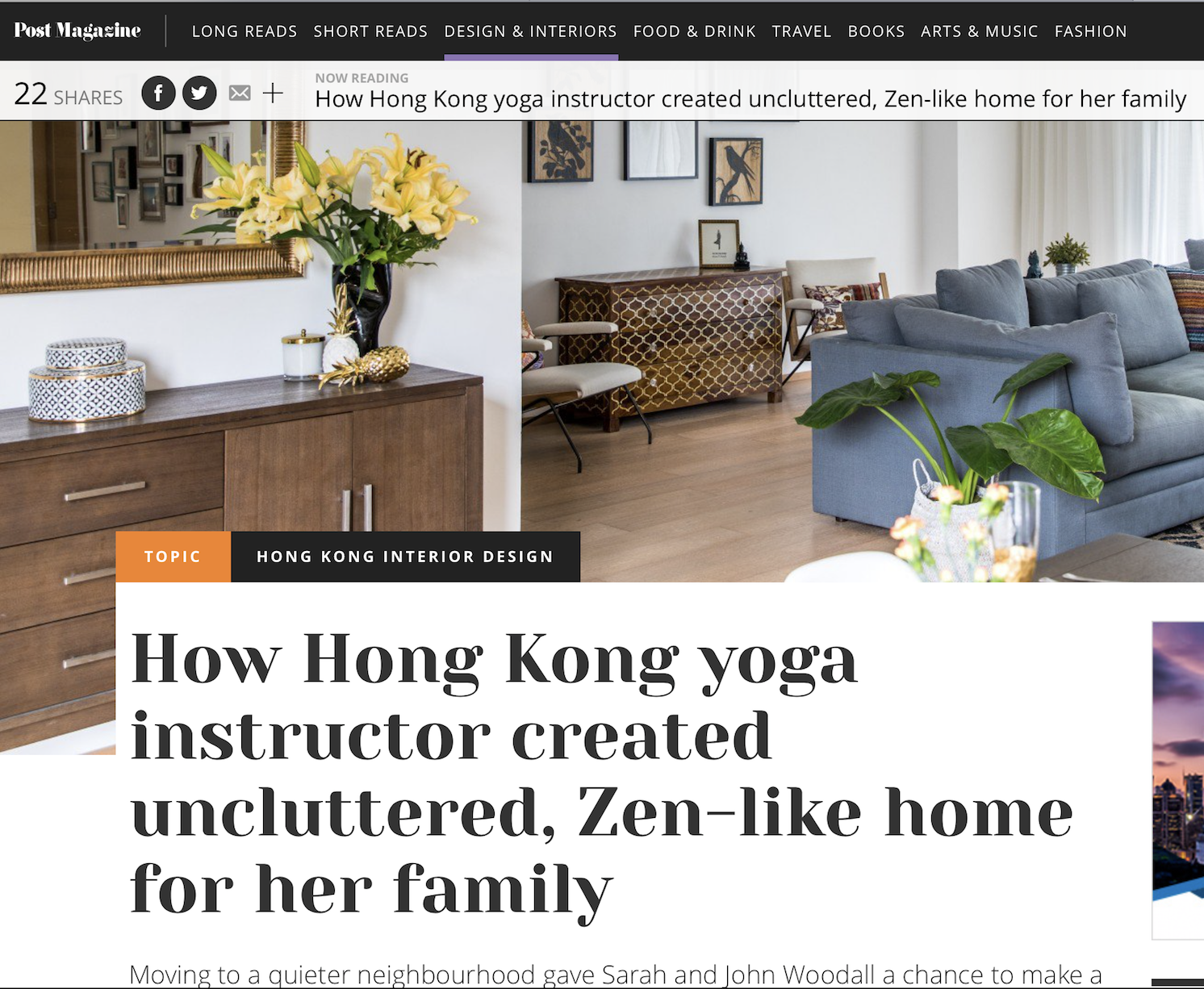 SCMP Post Magazine June 2018 article scan from the Zipcode888 press archive